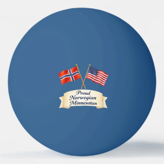 Balle De Ping Pong Proud Norwegian Minnesotan Heritage Ping Pong Ball