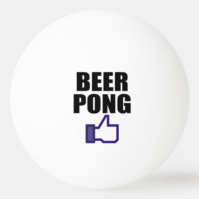 BALLE DE PING PONG PUANTEUR DE BIÈRE, COMME CECI (Devant)
