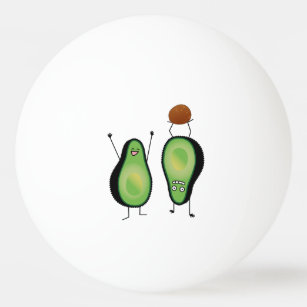 Balle De Ping Pong Puits vert encourageant drôle d'appui renversé