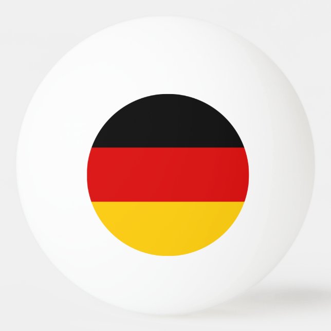 Balle De Ping Pong Qualité du drapeau allemand (Dos)
