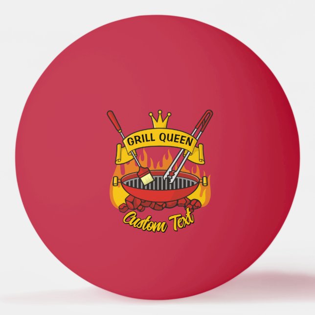 Balle De Ping Pong Queen Grill (Devant)