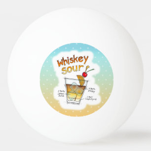 BALLE DE PING PONG - RECETTE WHISKEY SOUR COCKTAIL