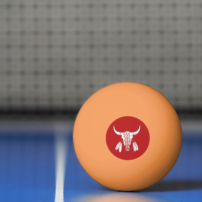 Balle de ping pong Red Ghost Dance Buffalo 3 étoil (Filet)