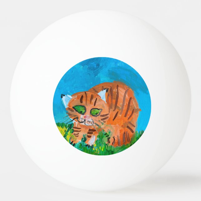 Balle De Ping Pong Red Kitten (Dos)