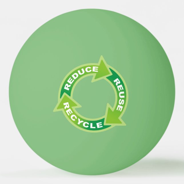 Balle De Ping Pong Réduire la réutilisation Recycle Pong Ball (Devant)