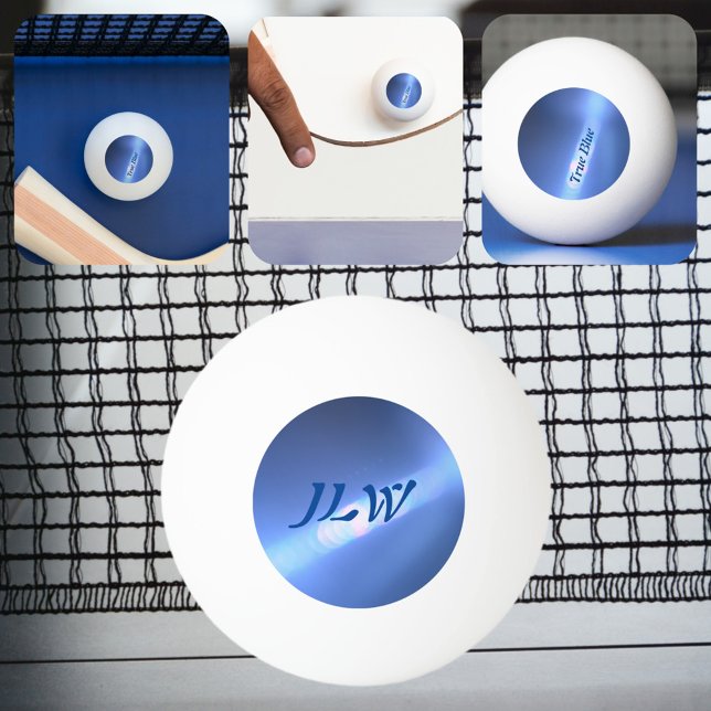 Balle De Ping Pong Réfraction bleue personnalisée (Créateur téléchargé)