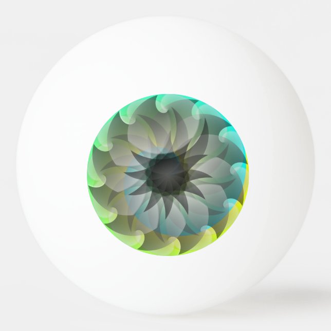 Balle De Ping Pong Requin spiral par Kenneth Yoncich (Devant)
