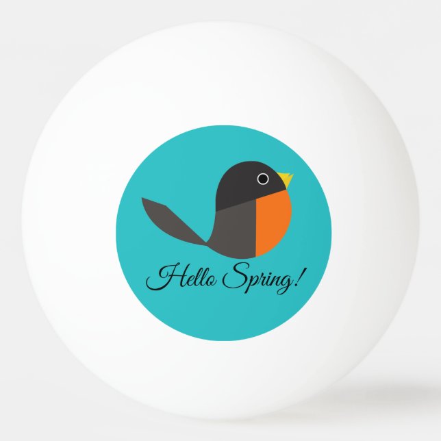 Balle De Ping Pong Robin Birds (Devant)