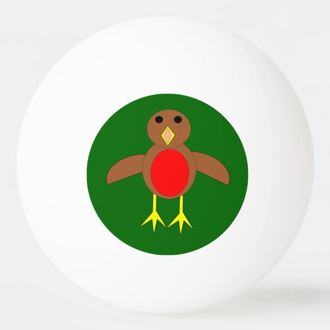 Balle De Ping Pong Robin de Noël Ping Pong Ball (Devant)