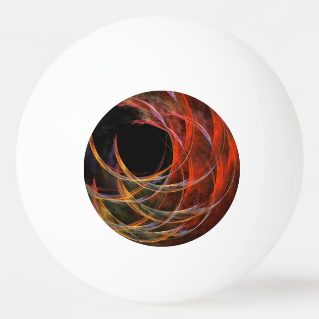 Balle De Ping Pong Rompre le cercle de l'art Abstrait (Devant)