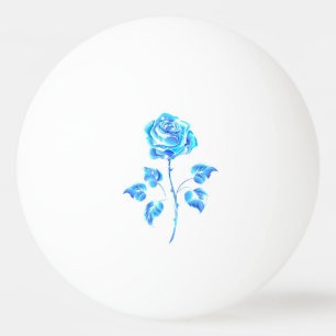 Balle De Ping Pong Rose bleu brûlant