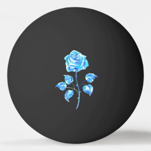 Balle De Ping Pong Rose bleue brûlante