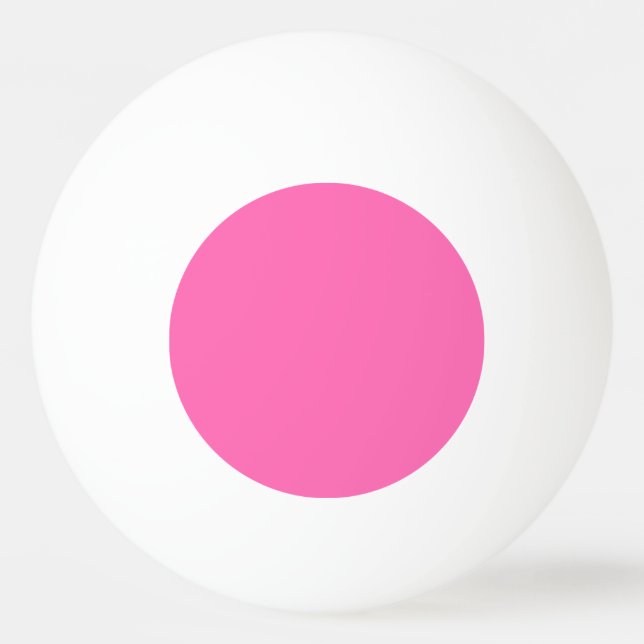 Balle De Ping Pong Rose chaud (Devant)