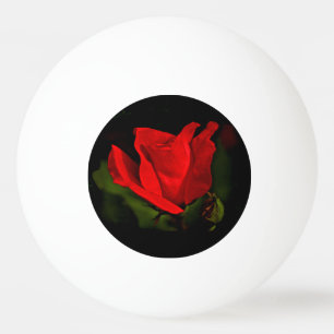 Balle De Ping Pong Rose rouge - Passion noire