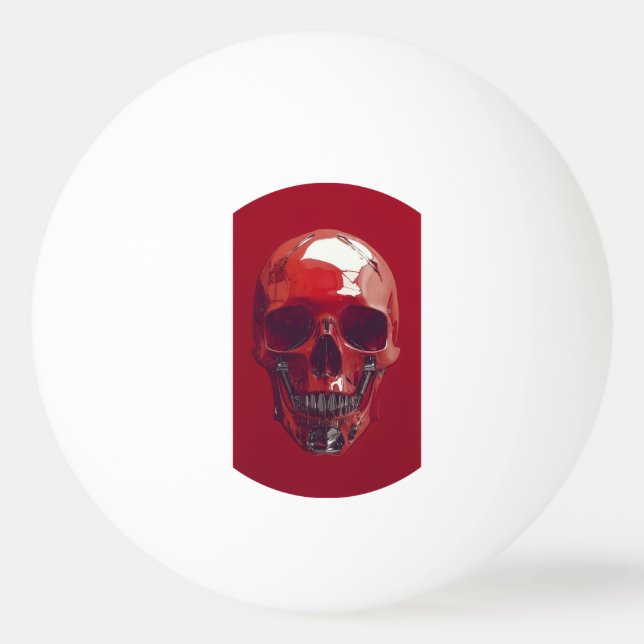 BALLE DE PING PONG ROUGE (Devant)