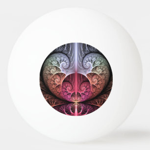 Balle De Ping Pong Rythme cardiaque, art fractal de fantaisie surréal