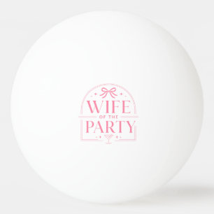 Balle De Ping Pong Sac fourre-tout de la femme de la fête