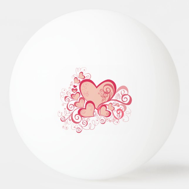 Balle De Ping Pong Saint Valentin Ping Pong Balls (Devant)