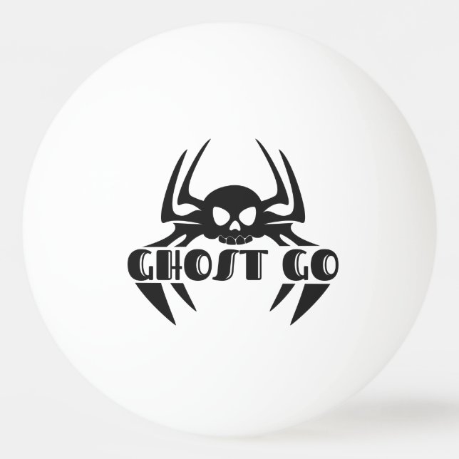 Balle De Ping Pong Saison Éffrayante de Ghost Go (Devant)