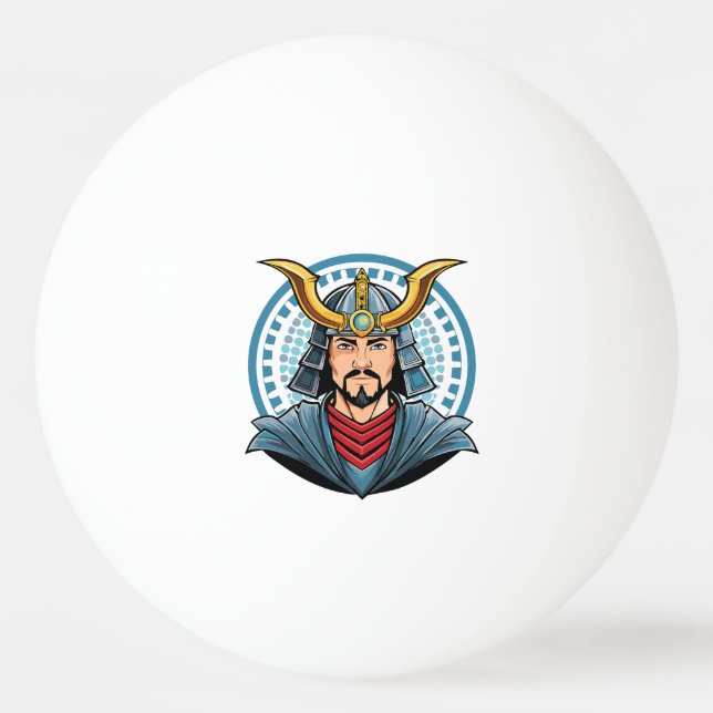 Balle De Ping Pong samouraï japonais (Devant)
