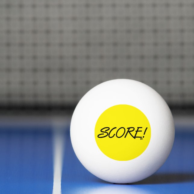 Balle De Ping Pong Score 3-star yellow ping pong ball (Filet)