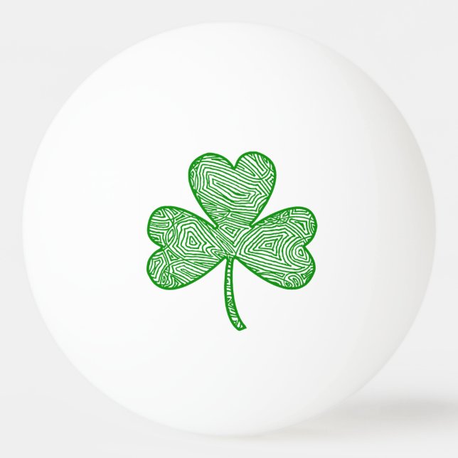 Balle De Ping Pong Shamrock (Devant)