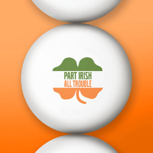 Balle De Ping Pong shamrock Jour de la Saint Patrick - Partie irlanda