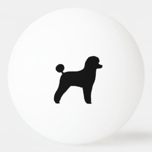 Balle De Ping Pong Silhouette de caniche de jouet