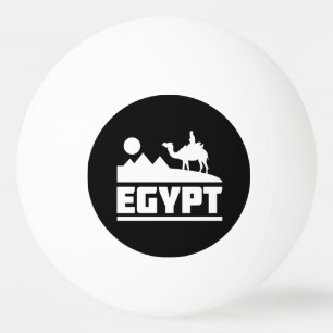 Balle De Ping Pong Silhouette de chameau de l'Egypte