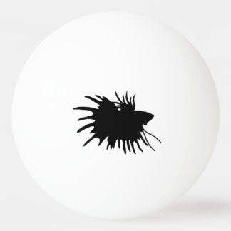 Balle De Ping Pong Silhouette de combat siamoise de poissons
