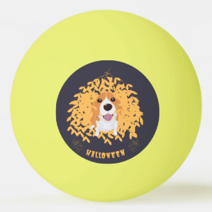 Balle De Ping Pong Simple Elegant Mignonne mon chien et halloween