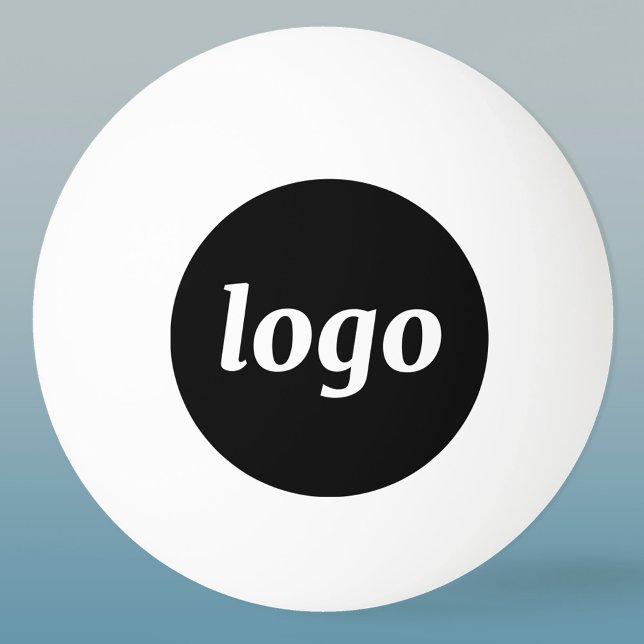 Balle De Ping Pong Simple logo de l'entreprise de promotion de la mar (Simple logo business branding promotional ping pong ball)