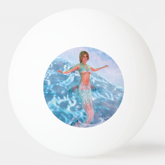 Balle De Ping Pong Sirène Fantastique (Devant)