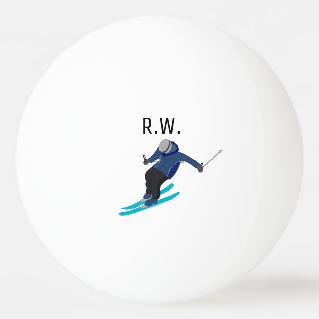 Balle De Ping Pong Ski (Devant)