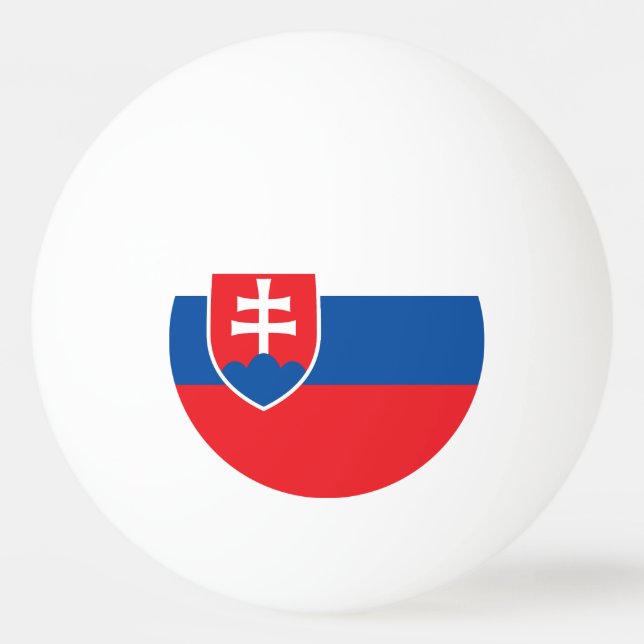 Balle De Ping Pong Slovakia Flag (Devant)