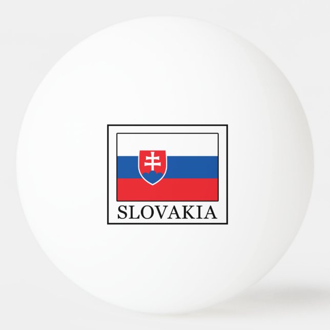Balle De Ping Pong Slovaquie (Devant)