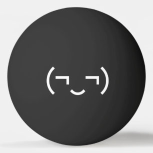 Balle De Ping Pong Smug Emoticon (‿MD) Kaomoji japonais