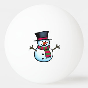Balle De Ping Pong Snowman