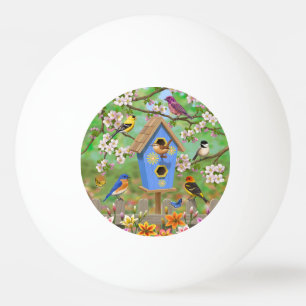 Balle De Ping Pong Songbirds Lily Garden Birdhouse