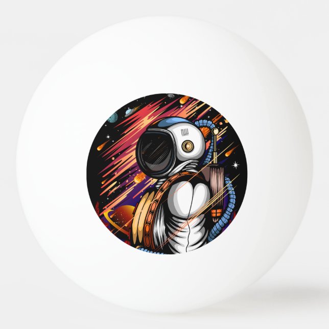 Balle De Ping Pong Spaceman (Devant)