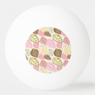 Balle De Ping Pong Splendor d'automne : Motif sans feuille