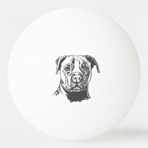 Balle De Ping Pong Staffordshire Bull Terrier