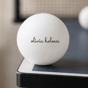 Balle De Ping Pong Stylish monogram Minimaliste moderne
