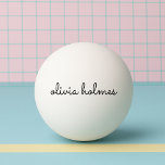 Balle De Ping Pong Stylish monogram | Minimaliste moderne<br><div class="desc">A simple stylish custom monogram design in informal casual handwritten script typographiy in striking monochrome and white. The monogram can easily be personalized to make a design as unique as you are! The perfect trendy poison ou accessoire pour un instant.</div>