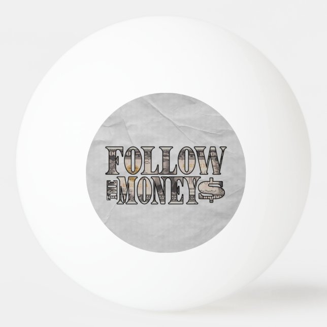 Balle De Ping Pong Suivez l'argent ~ Facture (Devant)