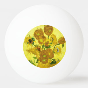Balle De Ping Pong Sunflowers Vincent van Gogh