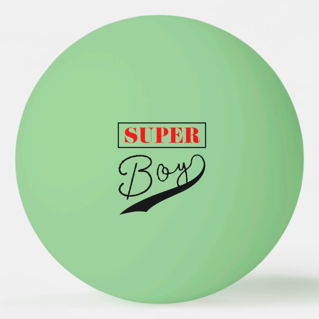 Balle De Ping Pong Super Boy (Devant)