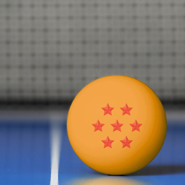 Balle De Ping Pong Super Dragon 7 Étoiles (Filet)