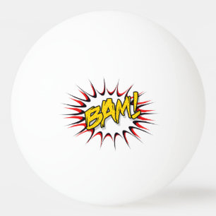 Balle De Ping Pong Super Héros Classic Bam ! Bulle d'action