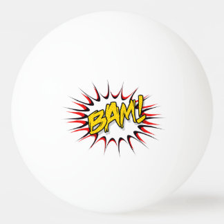 Balle De Ping Pong Super Héros Classic Bam ! Bulle d'action